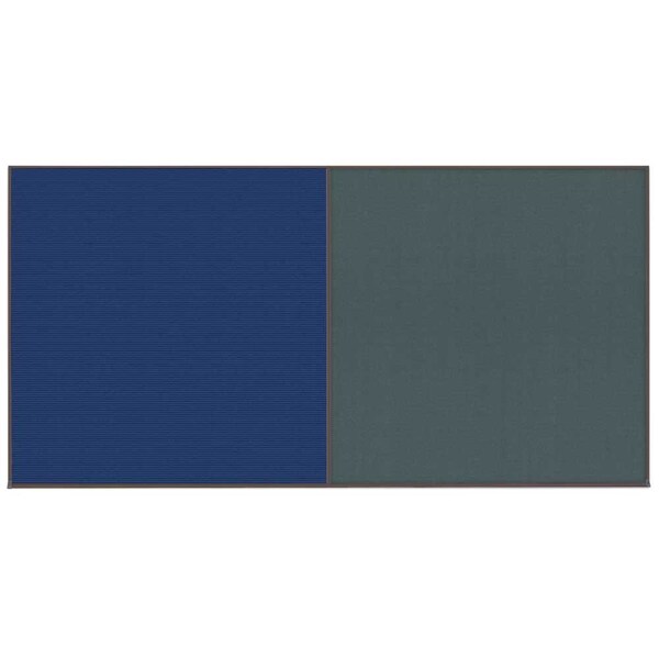Enclosed Corkboard, 1 Door, 72"x36", 4" Fra